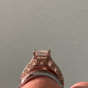 Cubic Zirconia Engagement Ring